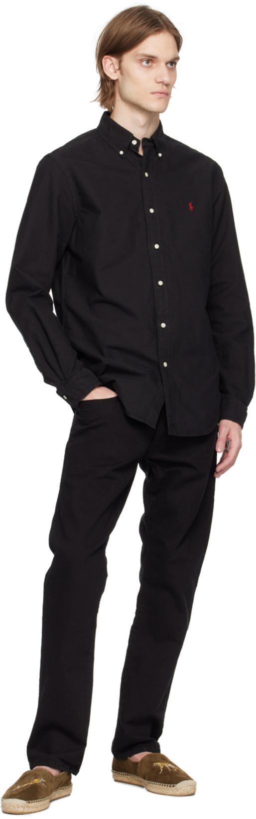 POLO RALPH LAUREN Shirt With Pony In Black