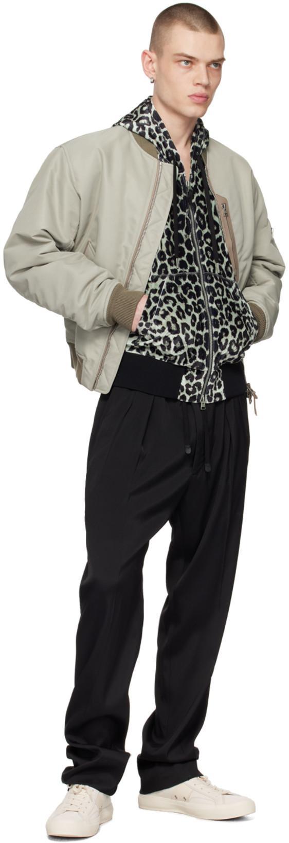 TOM FORD Off-white Nylon Cambridge Low-top Sneakers In White Beige Ivory