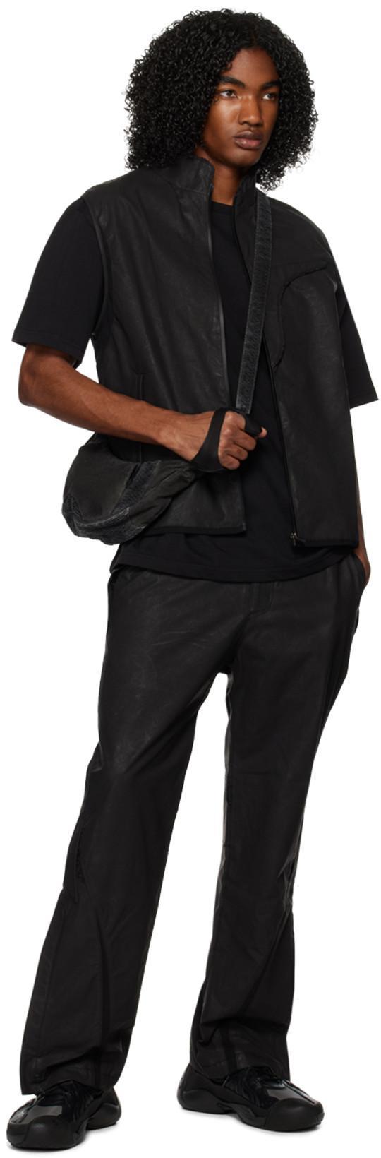 LANVIN Black Polyethylene Athletic Sneakers