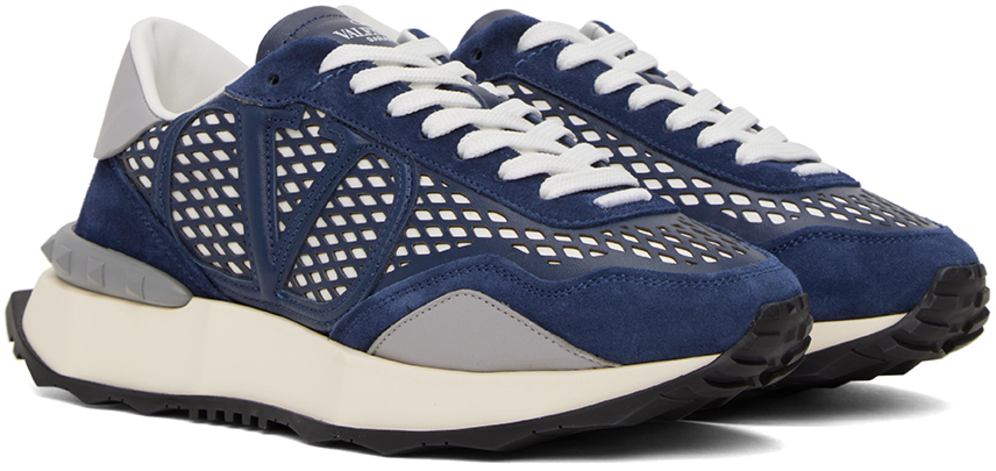 VALENTINO Cotton Crewneck T-shirt With Vltn Print In Nero