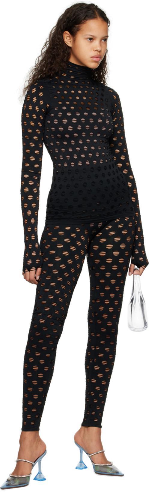 AMINA MUADDI Blue Gilda Glass Heels In Light Blue