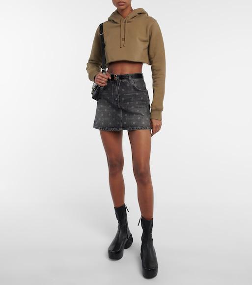 GIVENCHY G Leather Clog Ankle Boots In Black