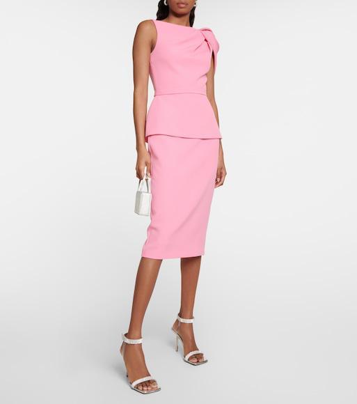 AMINA MUADDI Rih 110mm Crystal-embellished Sandals In Silber