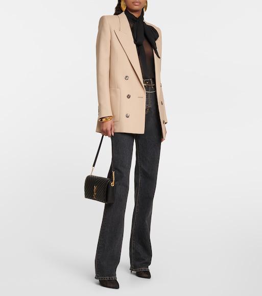 SAINT LAURENT Silk Shirt In Black