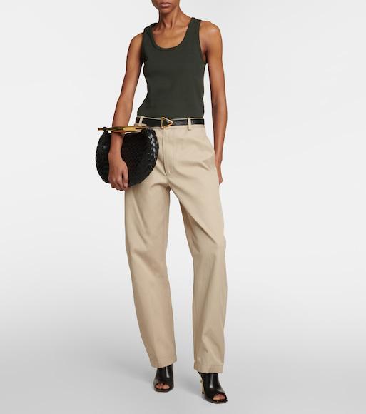 BOTTEGA VENETA Knot Leather Mules In Black