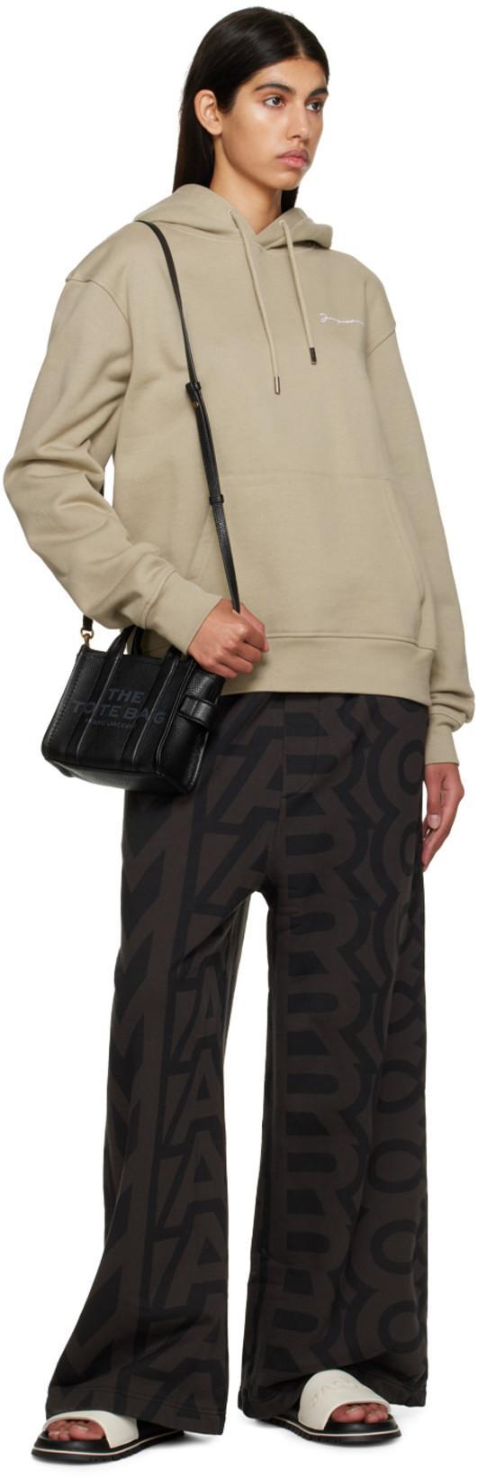 MARC JACOBS The Leather Micro Tote Tote Bag Black