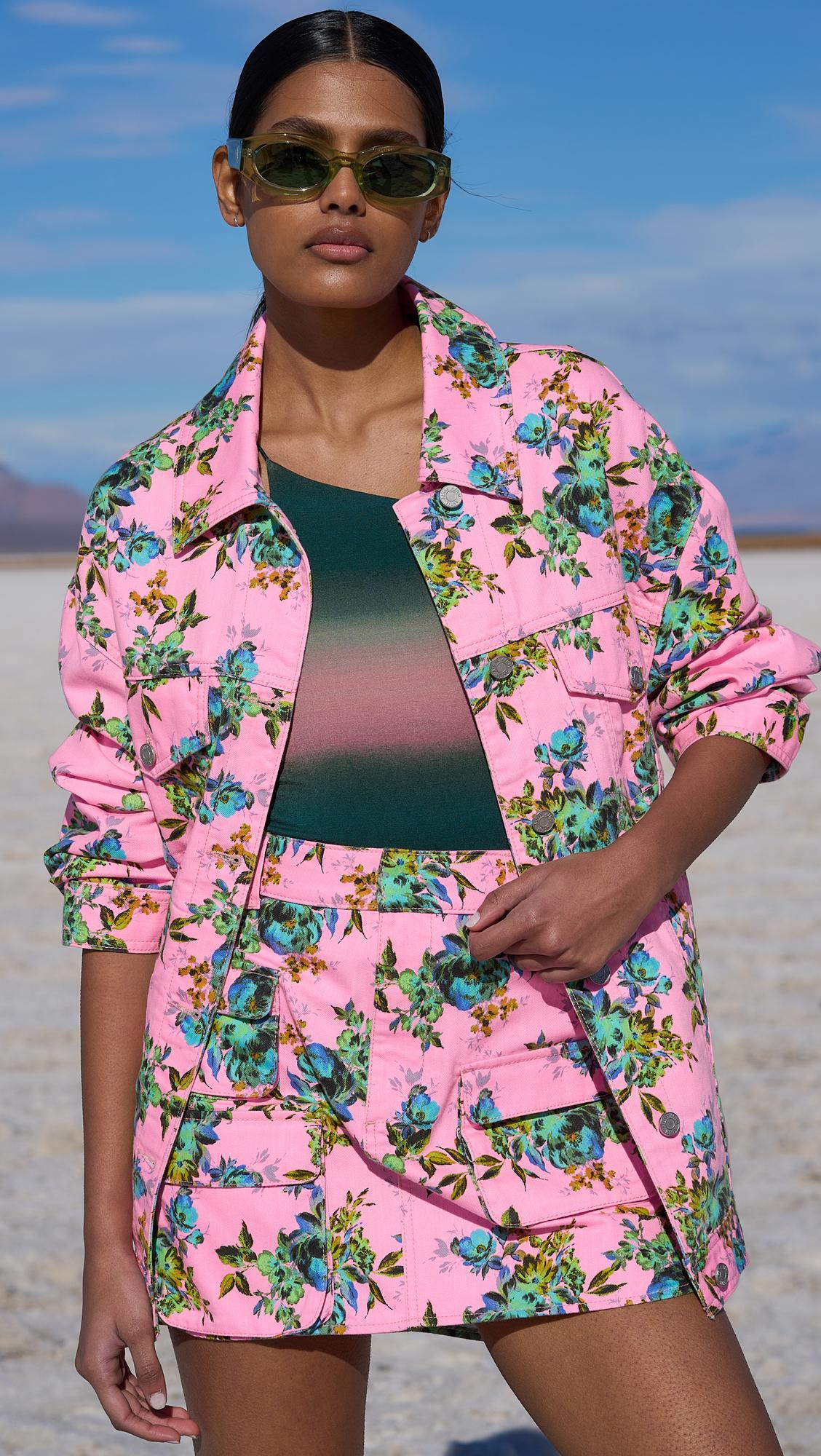 BY FAR Vaughn Wedge Green