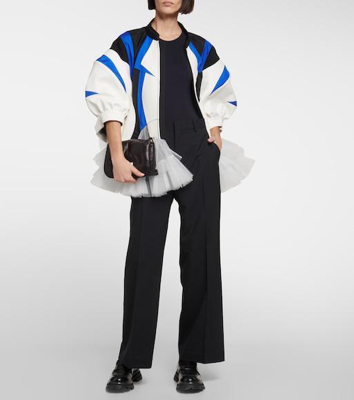 MAISON MARGIELA Black Viscose Bodysuit