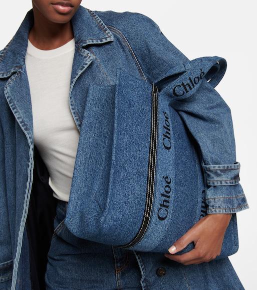 CHLOÉ High-rise Wide-leg Jeans In Blue