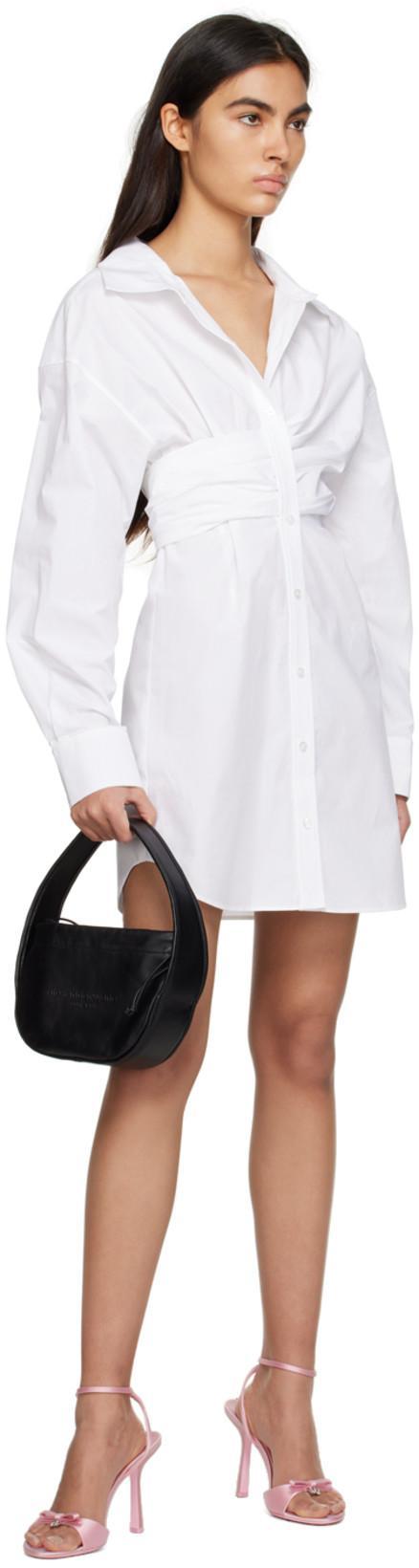 ALEXANDER WANG T T By Alexander Wang Shirt Dress In White