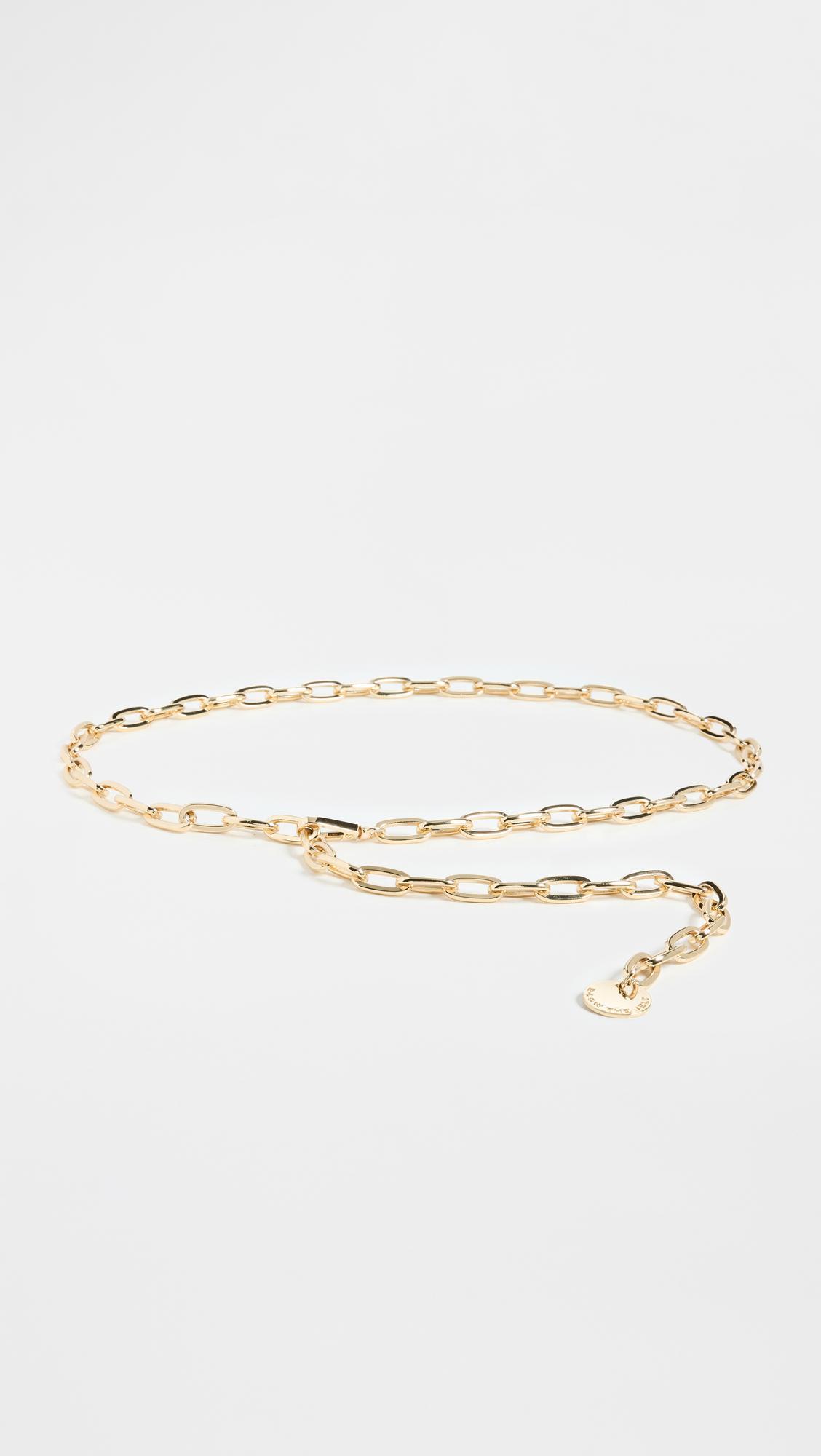 B-LOW THE BELT Gold-tone Maisie Chain Belt