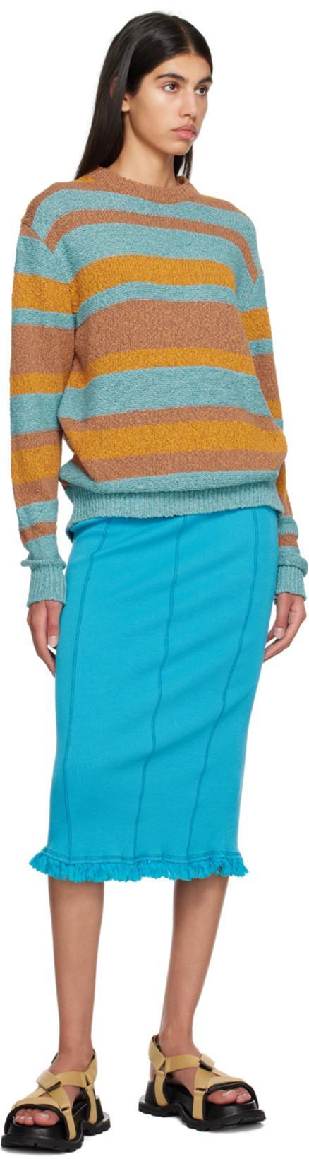 ACNE STUDIOS Pencil Skirt In Turquoise