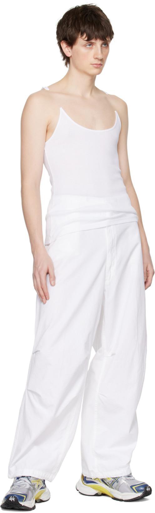 BALENCIAGA Runner Low-top Sneakers In Mesh And Nylon In White Black Grey