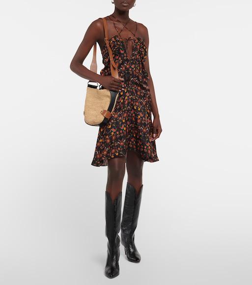 ISABEL MARANT Lestany Leather Knee-high Boots In Black