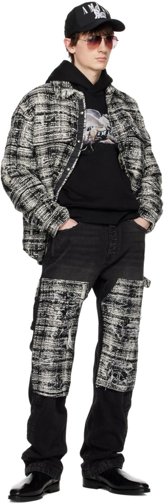 AMIRI Black Pegasus Script Hoodie