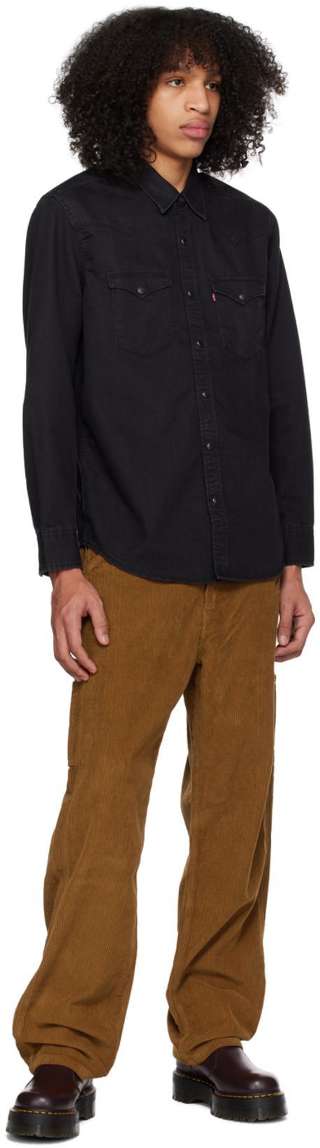 LEVI'S Levis Barstow Western Long Sleeved Shirt Black