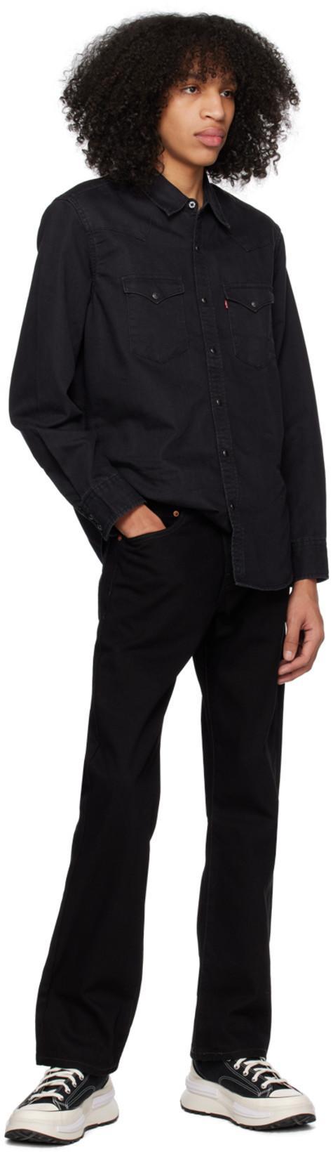 LEVI'S Levis Barstow Western Long Sleeved Shirt Black