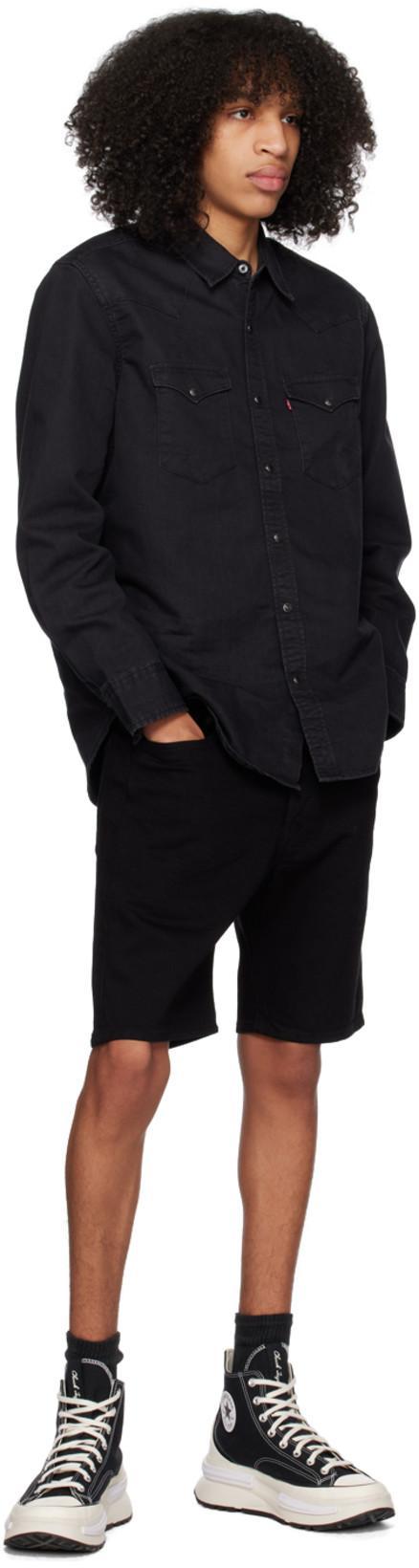 LEVI'S Levis Barstow Western Long Sleeved Shirt Black