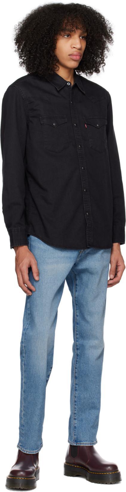 LEVI'S Levis Barstow Western Long Sleeved Shirt Black