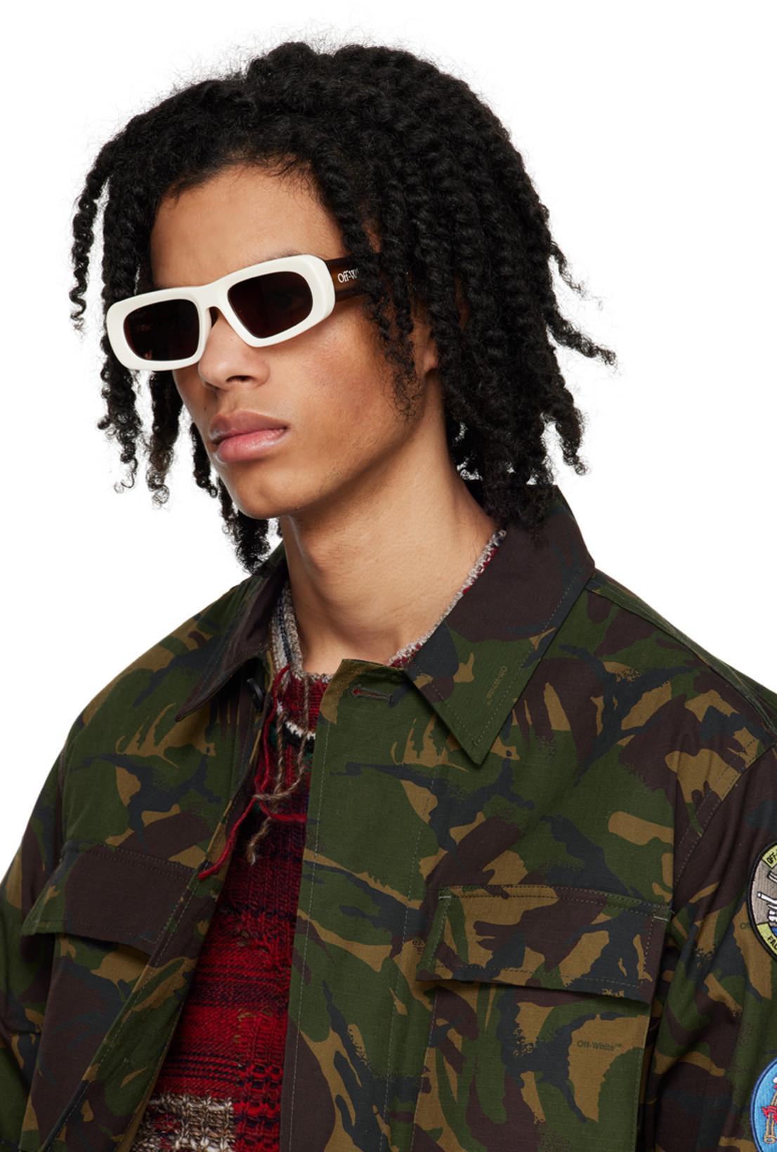 OFF-WHITE Green Camou Patch Field Jacket