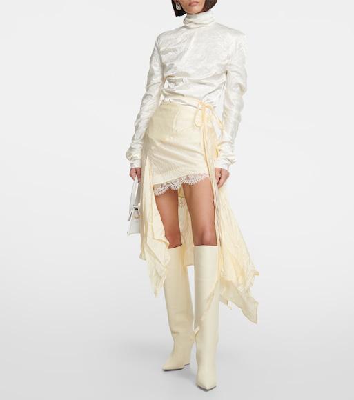 JACQUEMUS Women Le Grand Chiquito Leather Handbag In Multicolor