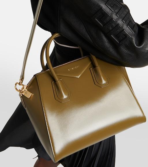 GIVENCHY Wool And Leather Jacket With Embossed Logo In Black