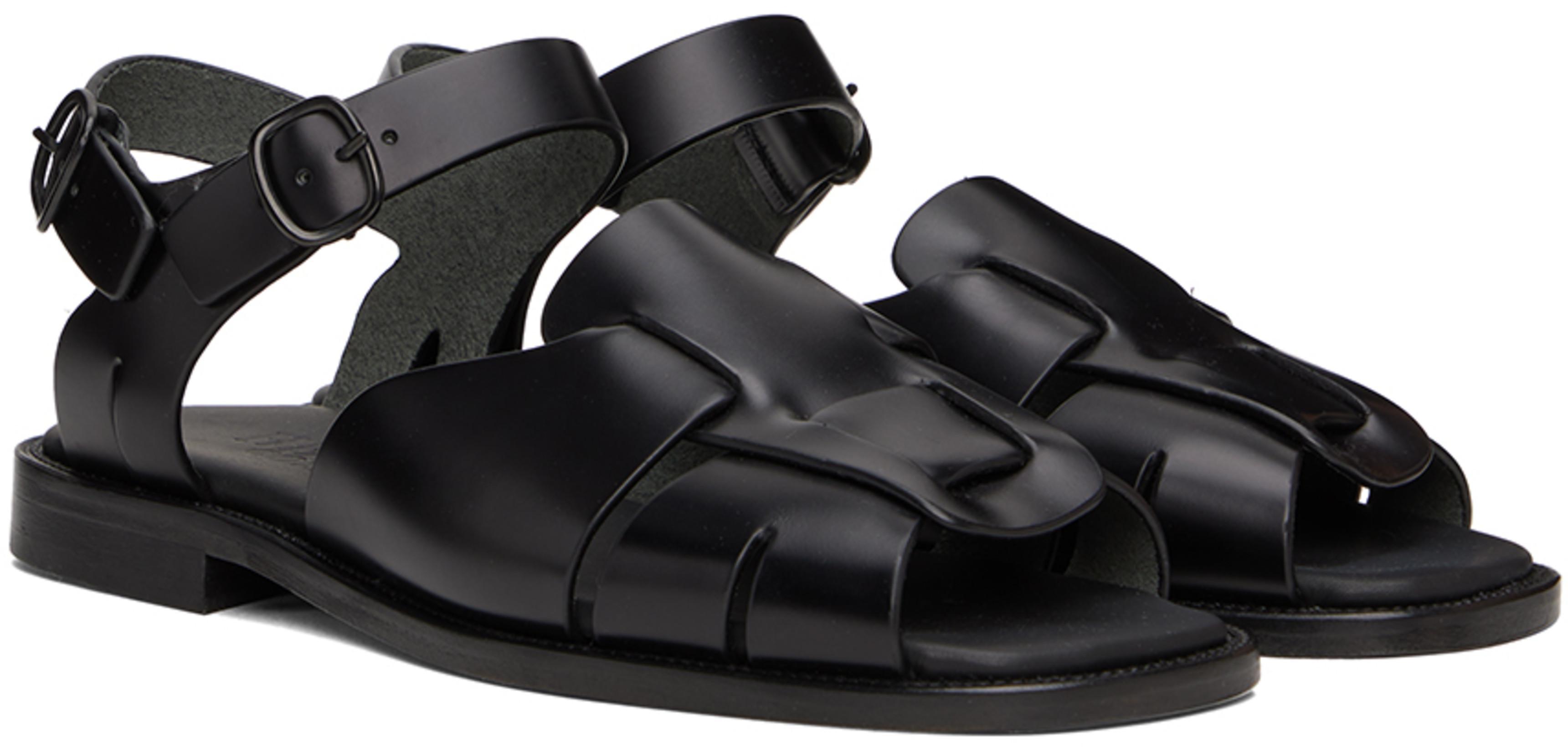 THE ROW Sofia Leather Shoulder Bag In Black