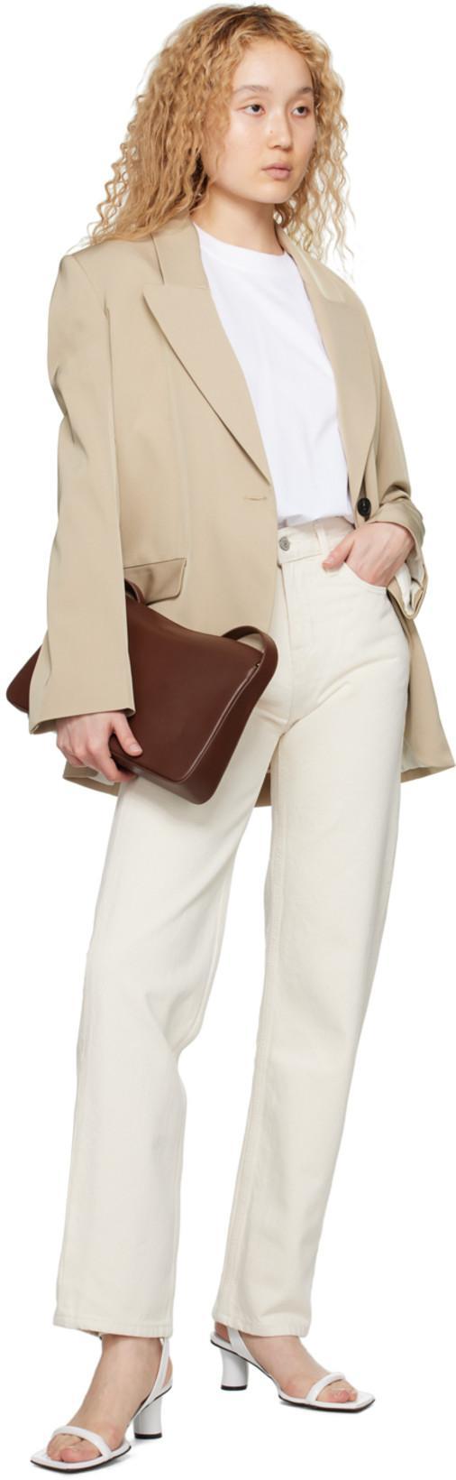 LEVI'S Low Pro Straight-leg Jean In Ivory White