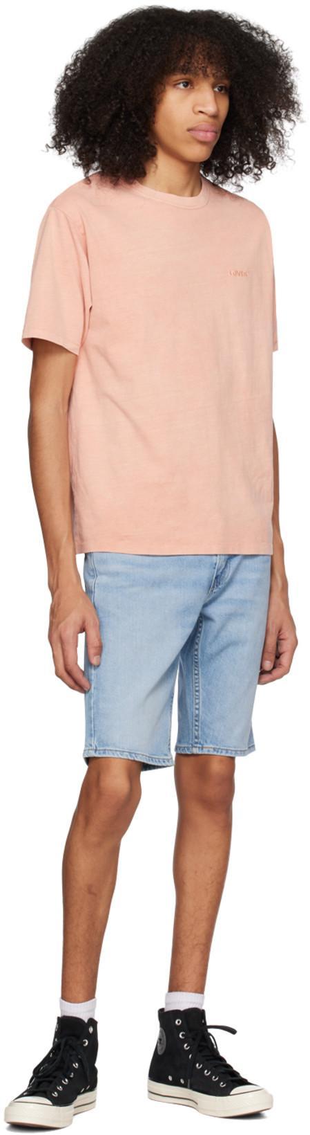 LEVI'S Blue 468 Stay Loose 9 Denim Shorts In Light Jog Shorts