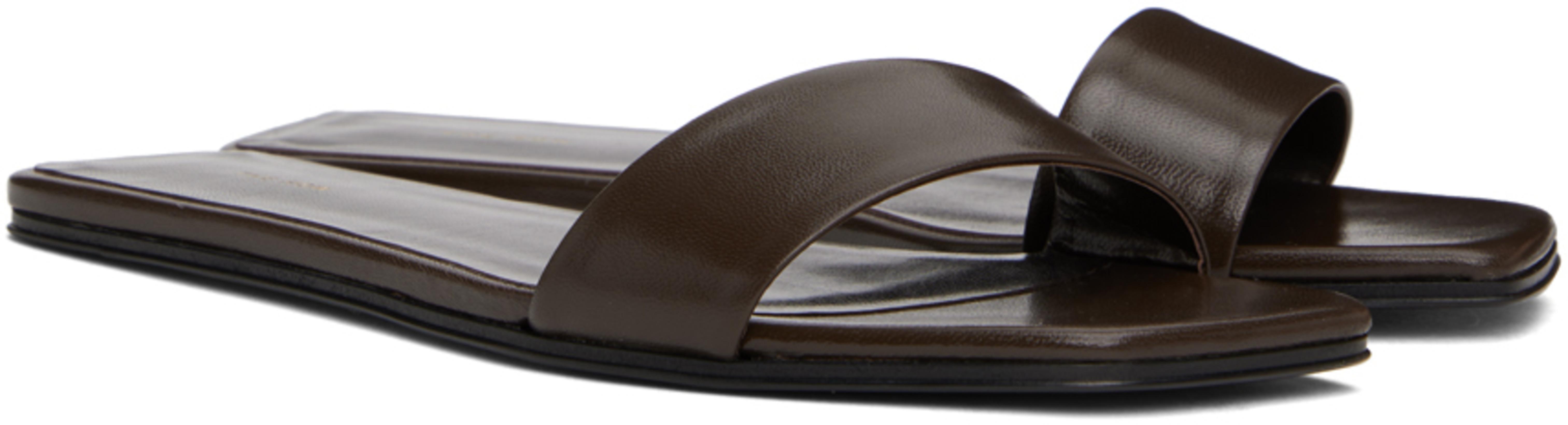 THE ROW Sofia Leather Shoulder Bag In Black