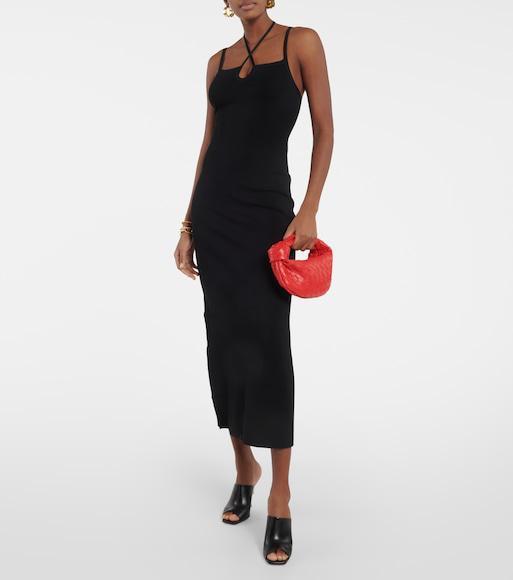 BOTTEGA VENETA Knot Leather Mules In Black