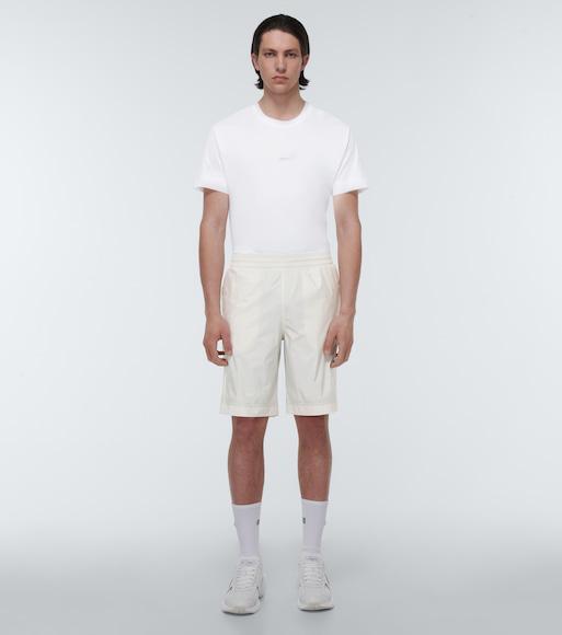 GIVENCHY White Mesh And Synthetic Leather Tk Mx Sneakers In Animal Print