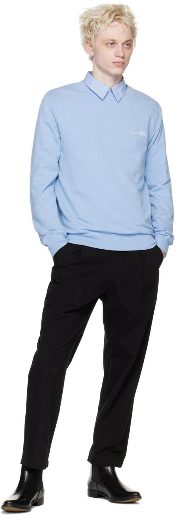 APC A.p.c. Tailored Black Trousers With Pleated Front And Relaxed Fit