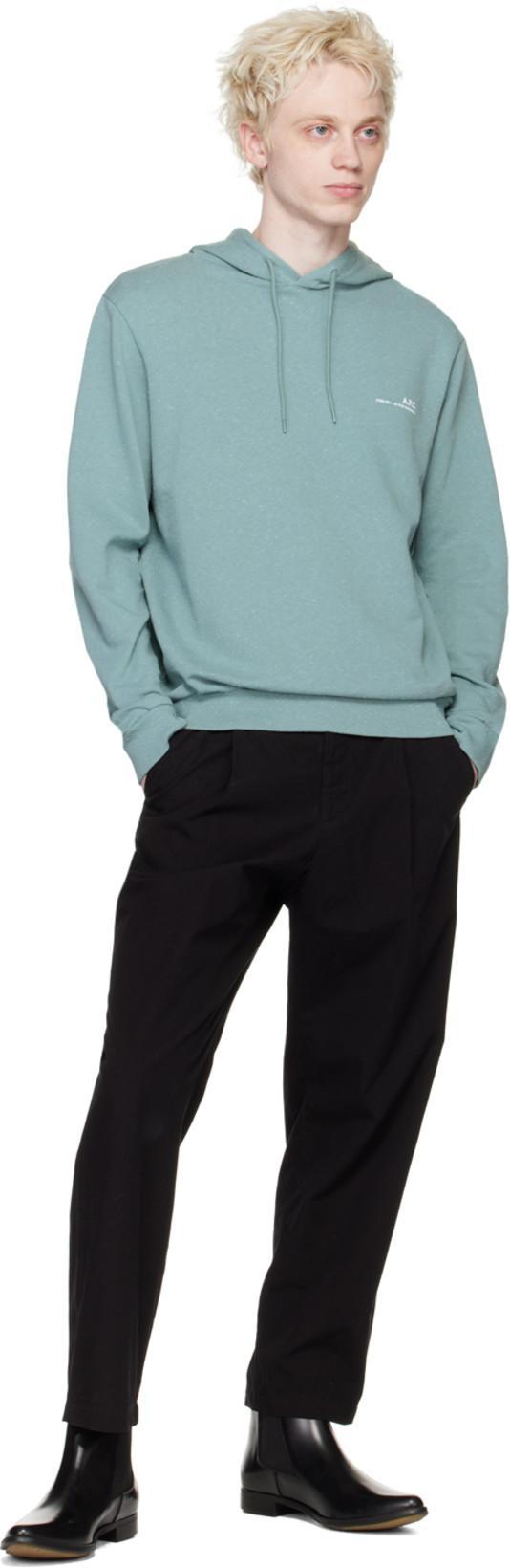 APC A.p.c. Tailored Black Trousers With Pleated Front And Relaxed Fit