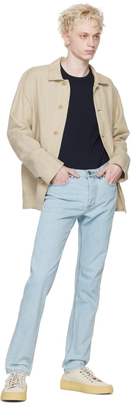 APC A.p.c. Kerlouan' Beige Jacket With Classic Collar In Neutral