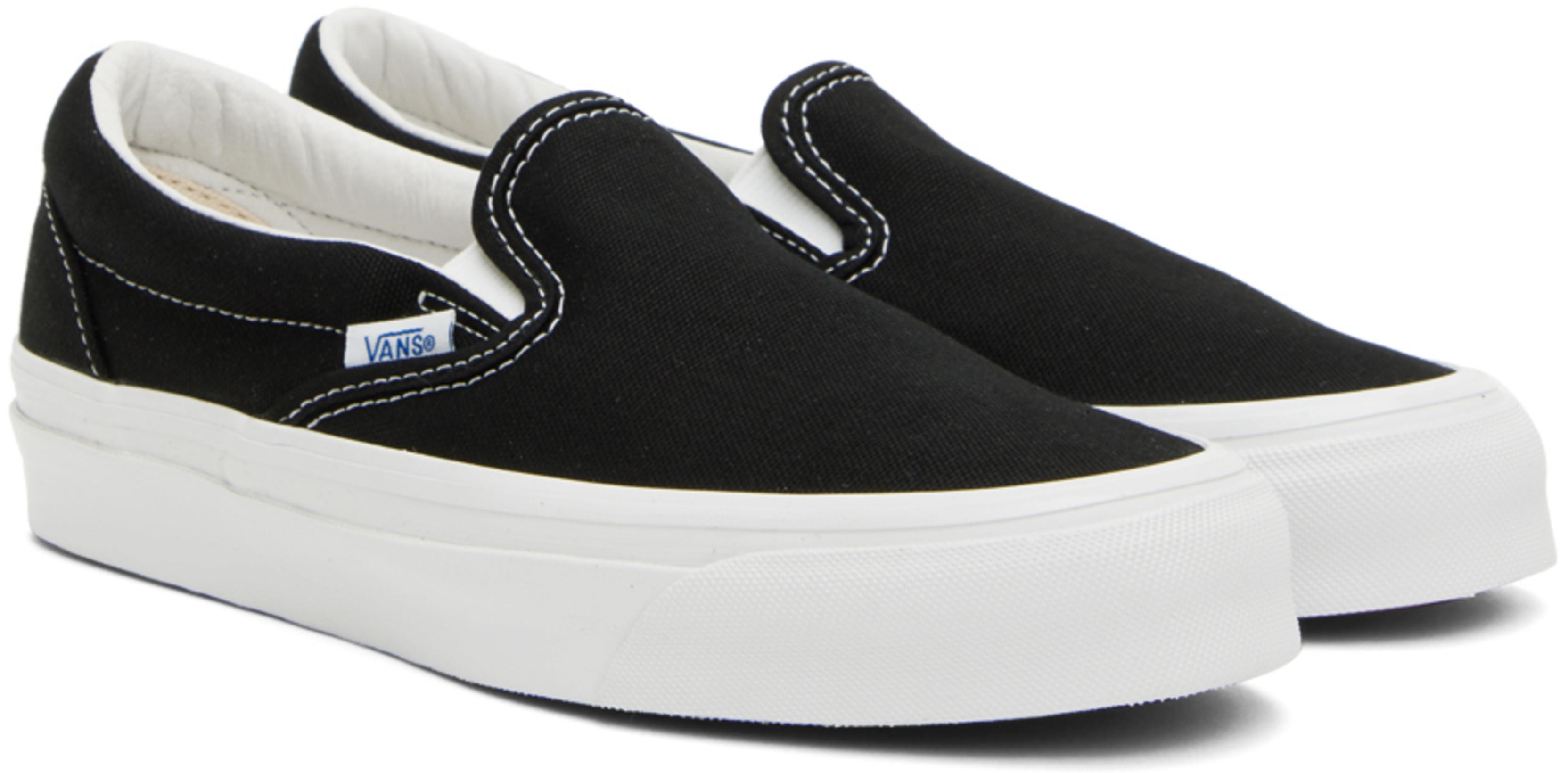VANS Classic Black Canvas Slip-on Stackform Sneakers