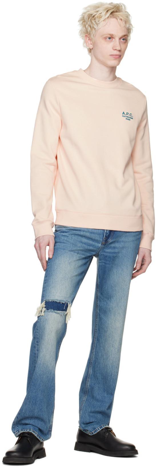 FRAME Blue Boxy Clayton Jeans