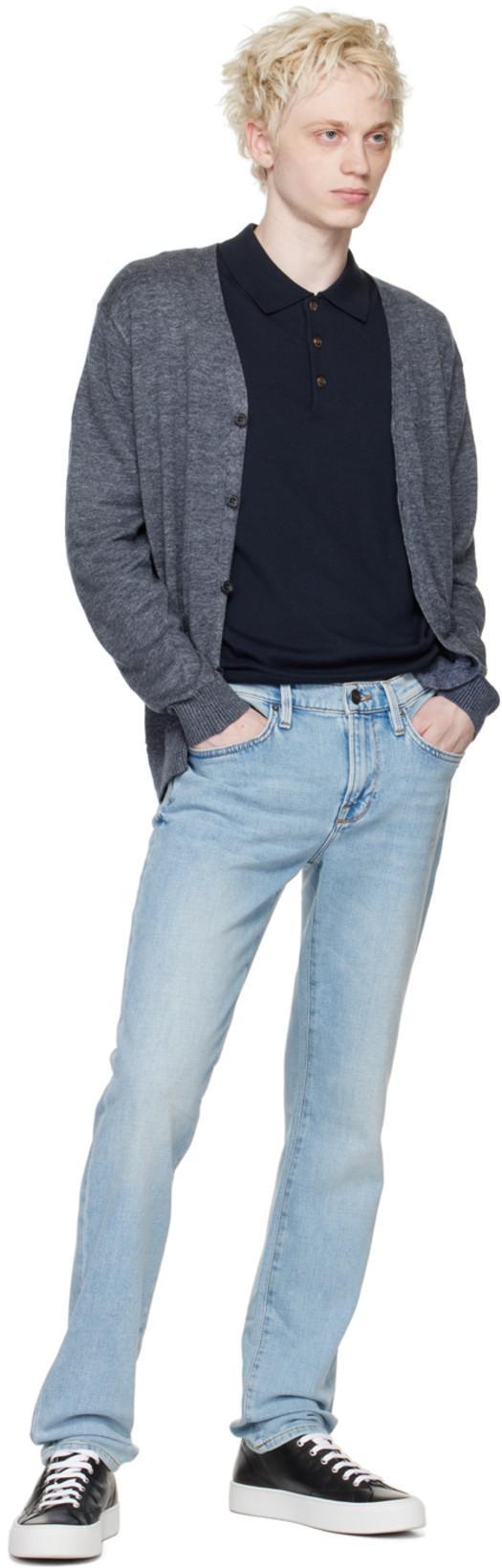 FRAME L'homme Skinny Jeans In Osborne Grind