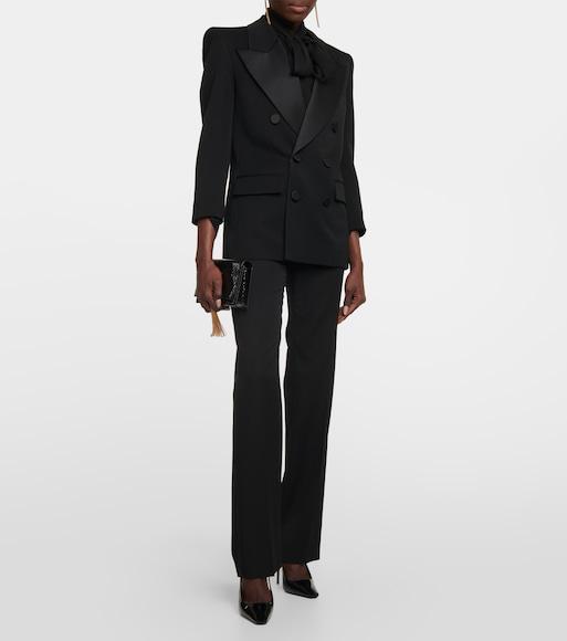 SAINT LAURENT Silk Shirt In Black