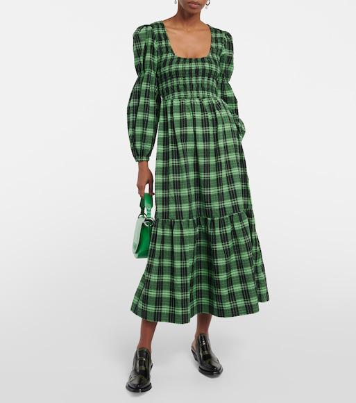 GANNI Leather Mules In Black