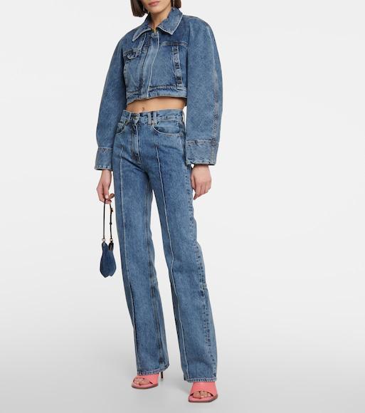 JACQUEMUS 80mm Les Mules Ronde Leather Mules In Pink