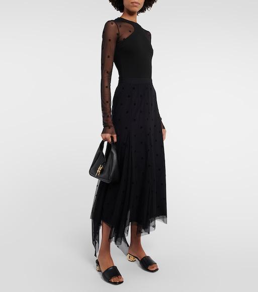 GIVENCHY G Cube 45 Black Mule Sandals