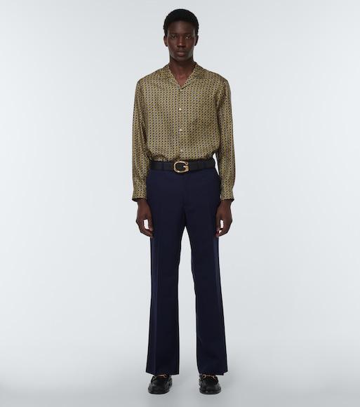 GUCCI 50mm 1953 Horsebit Leather Loafers In Black