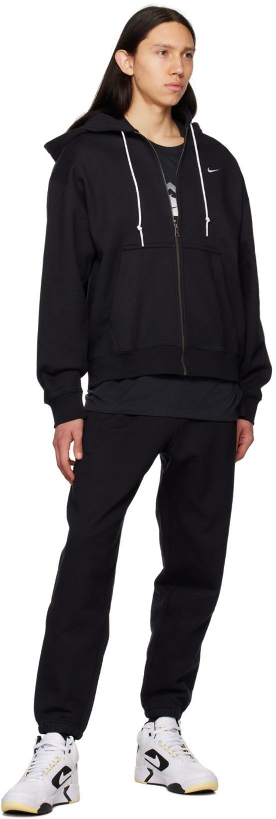 NIKE Solo Swoosh Hoodie In Black