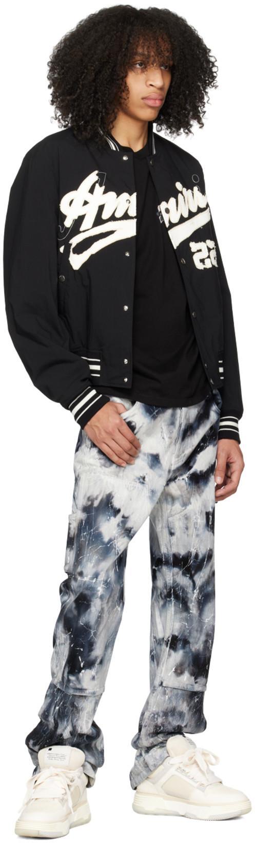 AMIRI Mens White Ma-1 Leather And Mesh Low-top Trainers