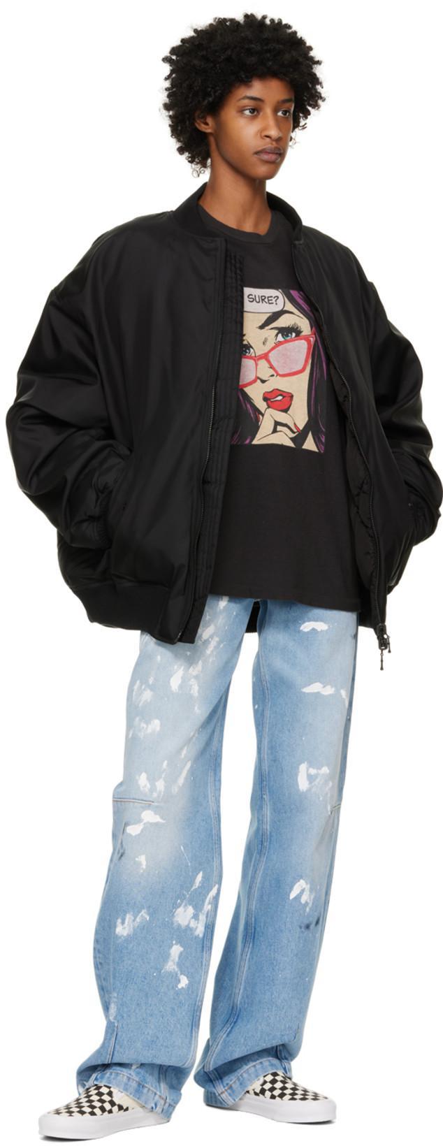 WARDROBE.NYC Reversible Bomber Jacket In Black