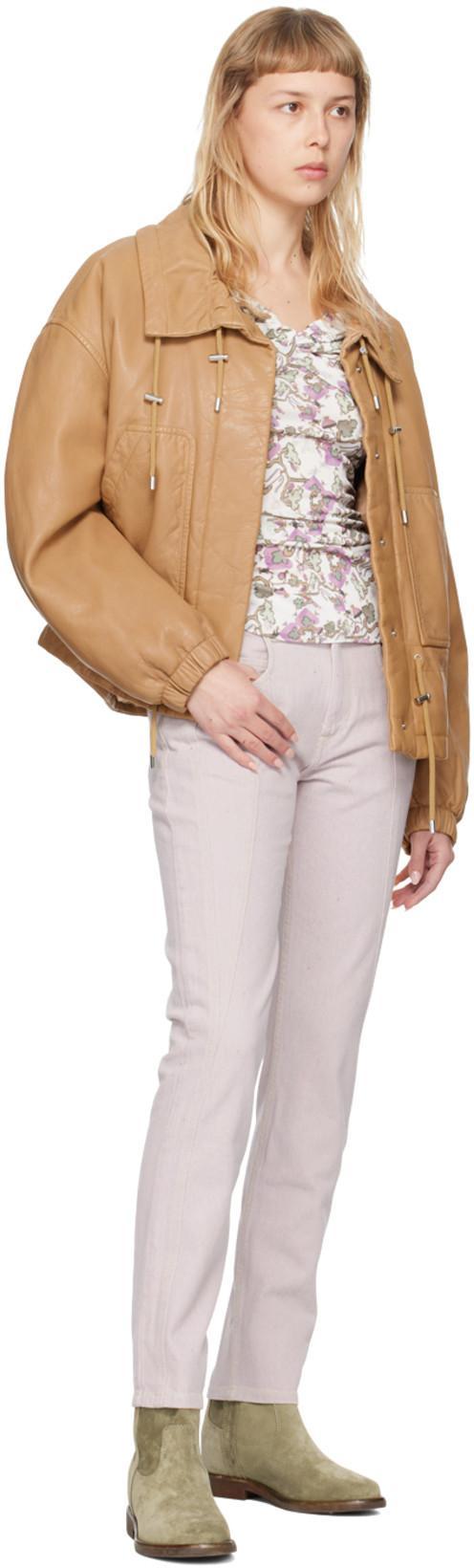 ISABEL MARANT Vikira Straight-leg Trousers In Pi Pale Pink