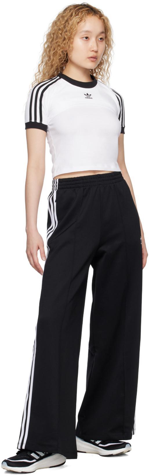 ADIDAS ORIGINALS Adidas Aeroready Train Essentials 3-stripes Tee In White And Black