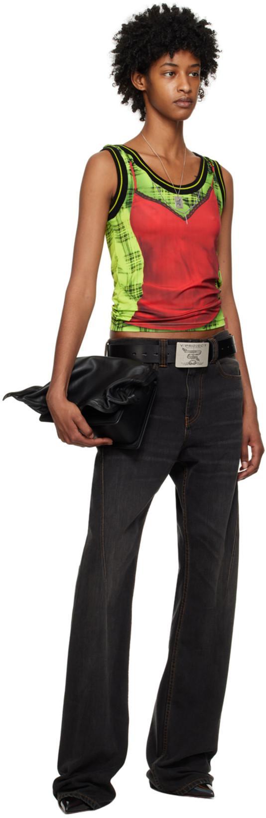 CHRISTIAN LOUBOUTIN Hot Chick Black Patent Leather Pumps