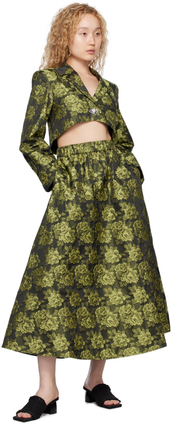 GANNI Smock 65mm Kitten-heel Mules In Black